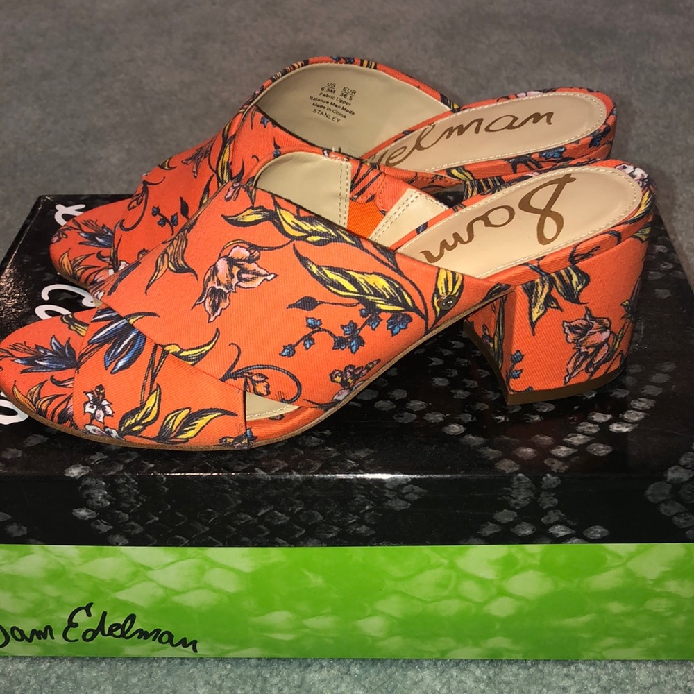 Orange Patterned Stanley Sandal - image 3